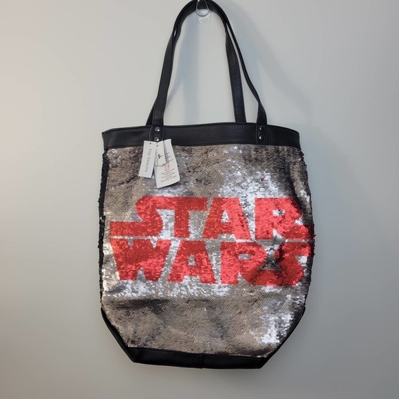 Disney Handbags - star wars bag sequin tote